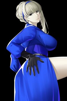 aslindsamure ass blonde_hair breasts large_breasts merope_(p5x) persona persona_5 persona_5:_the_phantom_x smile