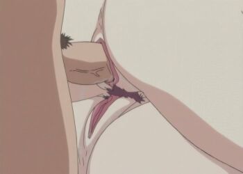 animated animated_gif aniyome_wa_ijippari cum cum_in_pussy ejaculation group_sex katsuragi_mai pubic_hair pussy pussy_juice red_pubic_hair takama_kozue threesome