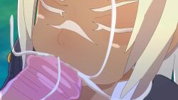 1boy 1girl 3d amplected anal animated anus ass ass_shake audible_speech blazblue bouncing_breasts breasts bullet_(blazblue) cum cum_in_ass cum_in_mouth cum_in_pussy english_audio fellatio hetero jiggle large_breasts large_penis nipples oral penis pussy sex short_shorts shorts sound swallowing tagme vaginal video wedgie