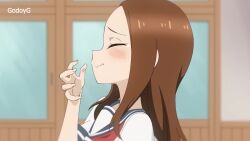 1girl anal anal_object_insertion animated audible_speech blush breasts censored classroom closed_eyes dildo dildo_riding felipe_godoy female_orgasm highres indoors interior karakai_jouzu_no_takagi-san huge_dildo legs loli long_hair masturbation moaning mosaic_censoring navel object_insertion orgasm pussy riding sex_toy small_breasts solo sound stealth_masturbation stomach_bulge takagi-san thighs video x-ray