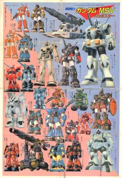 Rule 34 | 1970s (style), 1980s (style), act zaku, beam cannon, beam rifle, camouflage, character request, color variation, crease, dom (mobile suit), earth federation, energy gun, full armor gundam, galbaldy alpha, gatsha (mobile suit), gelgoog, gelgoog cannon, gm (mobile suit), gm trainer, guncannon, guncannon heavy custom, guncannon ii, gundam, gundam ms-x, gundam msv, gunpla, highres, hover tank, machinery, mecha, mecha focus, mobile suit, model kit, no humans, oldschool, ookawara kunio, painting (medium), pezun dwadge, poster (medium), prototype gundam, realistic, retro artstyle, riding, robot, rx-78-1 gundam local type, scan, science fiction, shield, traditional media, v-fin, weapon, wheel, zaku, zaku i, zaku ii, zaku ii hmt johnny ridden custom, zeon