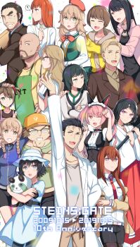 1boy 6+boys 6+girls absolutely_everyone absurdres adam&#039;s_apple akiha_rumiho alexis_leskinen amane_suzuha amane_yuki animal_ear_hairband animal_ears apron aqua_eyes arm:_up arm_belt baseball_cap beard_stubble belt belt_around_waist belt_buckle beret bike_shorts black_belt black_bow black_hair black_pantyhose black_ribbon black_shorts black_skirt black_trim blonde_hair blouse blue_dress blue_eyes blue_hat blue_jacket blue_pants blunt_bangs blush bob_cut bow braid breast_pocket breasts brown_eyes brown_hair brown_jacket brown_pants buckle buttons cat_ears cellphone check_clothing checkered_buckle chest_bow chihaya_(clothing) choker clenched_teeth clothing_request coat collar collarbone collared_shirt copyright_name cosplay costume crossed_arms dress dress_shirt dress_vest drill_hair everyone facial_hair fake_animal_ears fat fat_man father_and_daughter flat_chest flip_phone frilled_collar frilled_dress frilled_hairband frilled_hat frilled_skirt frills from_side glasses green_apron green_collar green_dress green_eyes green_hair green_shirt green_trim grey_eyes grey_jacket grin hair_between_eyes hair_ornament hair_over_shoulder hair_tie hairband hairclip hakama hakama_skirt hashida_itaru hat high_collar highres hiyajou_maho holding holding_phone hood hoodie jacket jacket_over_dress jacket_partially_removed japanese_clothes kiryuu_moeka kosode kurushima_kaede lab_coat lapels leather_belt long_hair long_sidelocks long_skirt long_sleeves looking_at_viewer looking_to_the_side maid maid_apron maid_headdress makise_kurisu makise_shouichi mature_male mayqueen_maid_uniform medium_breasts medium_hair messy_hair midriff miko miniskirt mother_and_daughter multiple_boys multiple_girls nakase_katsumi namari necktie notched_lapels object_in_pocket off-shoulder_shirt off_shoulder okabe_rintarou one_eye_closed opaque_glasses open_collar open_mouth pants pantyhose parted_lips pen_in_pocket phone pinafore_dress pink_dress pink_eyes pink_frills pink_hair pocket puffy_short_sleeves puffy_sleeves purple_eyes purple_shirt purple_trim red_belt red_bow red_hair red_hakama red_hat red_necktie red_ribbon ribbon ribbon-trimmed_collar ribbon-trimmed_corset ribbon-trimmed_hairband ribbon-trimmed_sleeves ribbon_choker ribbon_trim science_adventure shiina_kagari shiina_mayuri shirt shirt_partially_tucked_in short_hair short_sleeves short_twintails shorts shorts_under_dress shorts_under_skirt shoulder_grab side_slit sidelocks sideways_glance skirt skull_hair_ornament sleeve_slit sleeveless sleeveless_dress small_breasts smile steins;gate steins;gate_0 stubble sweater t-shirt tareme teeth tennouji_nae tennouji_yuugo thick_eyebrows thighs tomboy tongue track_jacket trap tsurime turtleneck twin_braids twin_drills twintails urushibara_luka very_long_hair very_short_hair white_apron white_belt white_coat white_dress white_shirt white_sweater wide_sleeves wrinkled_skin wrist_cuffs yellow_eyes yellow_hat zipper zipper_pull_tab