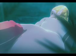 1boy 1girl 3d animated blonde_hair cum cum_on_ass cum_on_back cum_on_body doggystyle ejaculation hetero highres link looking_back nintendo penis pointy_ears princess_zelda sable_serviette sex sex_from_behind source_request the_legend_of_zelda the_legend_of_zelda:_breath_of_the_wild uncensored video