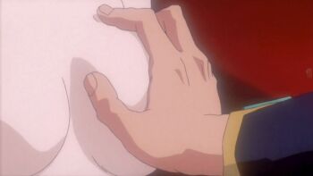 ayanami_rei clone grabbing_another&#039;s_breast groping ikari_gendou neon_genesis_evangelion pale_skin pervert the_end_of_evangelion