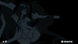 1girl animated arm_grab bad_tag disembodied_hand grabbing_another&#039;s_breast groping helmet highres kosmic91 mizuki(moon_rhapsody) moon_rhapsody pixel_art pussy pussy_juice rape screencap sound spread_legs spread_pussy tagme video