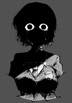 Rule 34 | 1girl, breasts, creepy, darjeeling (girls und panzer), girls und panzer, highres, large breasts, looking at viewer, tagme, tears, yamarium