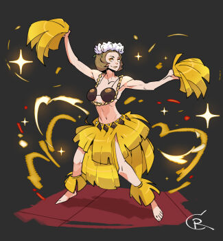 coconut coconut_bra dancer dancing fire_emblem fire_emblem:_three_houses manuela_casagranda nintendo requin_cobalt