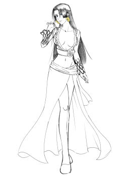 1girl absurdres boa_hancock breasts highres large_breasts one_piece solo tagme