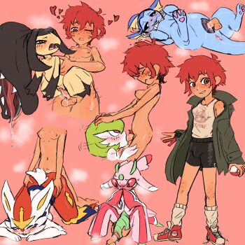 1futa 5girls animal_nose animal_pussy ankle_socks antennae anus arm_freckles arthropod_girl arthropod_limbs bestiality big_hair bike_shorts bklo_yo black_sclera black_shorts black_skin blue_fur bob_cut body_freckles body_fur breast_freckles breasts buck_teeth dog_pussy chest_freckles cinderace closed_eyes clothed_pokemon colored_sclera colored_skin cum erection extra_mouth fins freckles furry furry_female furry_with_non-furry futa_with_female futa_without_pussy futanari gardevoir gen_1_pokemon gen_3_pokemon gen_7_pokemon gen_8_pokemon green_hair green_jacket green_skin head_fins heart heavy_breathing highres interspecies jacket living_hair lurantis mantis_girl mawile monster_girl multicolored_fur multicolored_skin multiple_girls multiple_views newhalf_with_female nintendo one_eye_closed oral orchid_mantis original penis pink_background pink_eyes pink_sclera pink_skin plant_girl poke_ball poke_ball_(basic) pokemon pokemon_(creature) pokephilia pubic_hair pussy pussy_juice red_eyes red_fur red_hair red_sclera red_shoes saliva sex sex_from_behind sharp_teeth shoes short_hair shorts shortstack shoulder_freckles size_difference small_breasts socks steaming_body striped_skin tank_top teeth testicles torn_clothes two-tone_skin uncensored vaginal vaporeon white_fur white_skin white_socks yellow_fur yellow_skin zoophilia