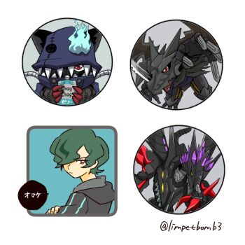 Rule 34 | appmon, digimon, digimon universe: appli monsters, hackmon (appmon), katsura rei, raidramon, revivemon
