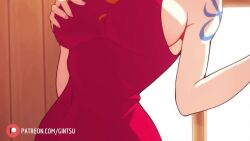 1boy 1girl 2023 animated anus ass audible_speech bouncing_breasts breasts brown_eyes cowgirl_position cum cum_in_pussy dress ejaculation embarrassed english_audio fellatio from_behind from_side gintsu hetero highres large_breasts long_hair looking_at_viewer missionary moaning monkey_d._luffy nami_(one_piece) nami_(one_piece)_(whole_cake_island) nipples nude one_piece oral orange_hair penis prone_bone pubic_hair pussy red_dress sex sex_from_behind ship sound source_request straddling sweat tattoo uncensored undressing vaginal video watercraft