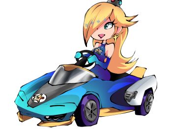 artist_request dress highres mario mario_(series) mario_kart nintendo non-web_source rosalina rosalina_(aurora)