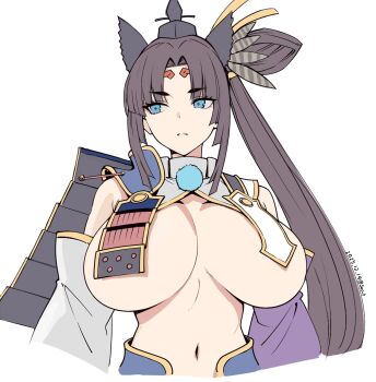 1girl breasts fate/grand_order fate_(series) large_breasts long_hair ushiwakamaru_(fate)