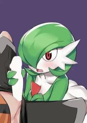 1boy 1girl animated blank_censor blush breasts brendan_(pokemon) censored cum cum_in_mouth fellatio gardevoir gen_3_pokemon hetero licking nintendo oral penis pokemon pokemon_(creature) pokemon_oras self_empl0yed tagme video