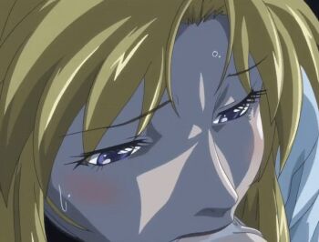 00s 1futa 1girl 2007 american animated animated_gif anime_screenshot bible_black bible_black_new_testament blonde_hair breasts erection fellatio futa_with_female futanari high_ponytail jody_crowley large_breasts large_penis lips lipstick makeup oral penis penis_growth ponytail purple_eyes saeki_kaori shin_bible_black sweatdrop tagme tongue uncensored veins veiny_penis