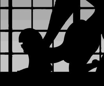 1boy 1girl anal animated animated_gif ass bouncing bouncing_breasts breasts cum cum_inflation cum_overflow hetero highres huge_ass huge_breasts huge_penis inflation large_breasts large_penis long_hair open_mouth penis silhouette stomach_bulge testicles zonen404