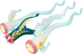 3d artist_request black_eyes blue_skin colored_sclera colored_skin eel eelektross fangs fish gen_5_pokemon highres lamprey mega_eelektross mega_pokemon multicolored_skin nintendo no_humans official_art open_mouth pokemon pokemon_(creature) pokemon_focus pokemon_legends:_z-a red_sclera simple_background third-party_source two-tone_skin white_background white_skin yellow_trim