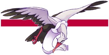 animal_focus bird bombirdier closed_mouth commentary dualcosmog english_commentary flying full_body nintendo no_humans outline pokemon pokemon_(creature) pokemon_focus solo transparent_background white_outline