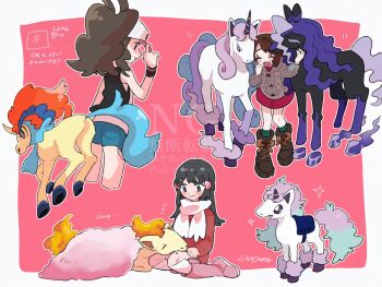 Rule 34 | 3girls, artist request, border, dawn (pokemon), galarian form, galarian ponyta, galarian rapidash, gen 1 pokemon, gen 5 pokemon, gen 8 pokemon, gloria (pokemon), hilda (pokemon), horse, keldeo, keldeo (ordinary), legendary pokemon, mane, multiple girls, mythical pokemon, nintendo, non-web source, pokemon, pokemon (creature), pokemon bw, pokemon dppt, pokemon platinum, pokemon swsh, ponyta, species connection, spectrier, tail, unicorn, white border
