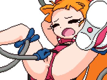 1girl ^_^ akai_(ugokashitari) akazutsumi_momoko angry animated animated_gif arched_back arms_up belt blinking blunt_bangs blush censored cleft_of_venus clenched_teeth clitoral_stimulation clitoris clitoris_tweak closed_eyes clothing_aside commission drooling earrings female_ejaculation female_focus female_orgasm fingering flat_chest hair_ribbon half-closed_eyes head_back heart heart_censor held_up hyper_blossom jacket jewelry leotard leotard_aside loli long_hair looking_down mechanical_arm mechanical_arms miniskirt multiple_hands nobiiru_arm nose_blush open_clothes open_jacket open_mouth orange_hair orgasm pink_jacket pixel_art ponytail powerpuff_girls powerpuff_girls_z pussy pussy_juice red_eyes red_leotard red_ribbon red_shoes red_skirt restrained ribbon saliva shoes sidelocks sideways_mouth simple_background single_mechanical_arm skeb_commission skirt sleeveless sleeveless_jacket solo split spread_legs spread_pussy tears teeth white_background white_shoes