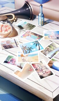 Rule 34 | artoria caster (fate), artoria caster (swimsuit berserker) (first ascension) (fate), artoria pendragon (fate), baobhan sith (fate), baobhan sith (swimsuit pretender) (fate), baobhan sith (swimsuit pretender) (first ascension) (fate), barghest (fate), barghest (swimsuit archer) (fate), barghest (swimsuit archer) (first ascension) (fate), bottle, chloe von einzbern, chloe von einzbern (swimsuit avenger) (first ascension), cnoc na riabh (fate), cnoc na riabh (swimsuit foreigner) (fate), commentary request, corked bottle, fate/grand order, fate (series), fujimaru ritsuka (female), fujimaru ritsuka (female) (summer street), instrument, jar, medb (fate), melusine (fate), melusine (swimsuit ruler) (fate), morgan le fay (fate), morgan le fay (water princess) (fate), no humans, oberon (fate), oberon (refreshing summer prince) (fate), official art, palm tree, photo (object), sand, scallop, seashell, shell, starfish, still life, sun, suzuka gozen (fate), suzuka gozen (swimsuit rider) (fate), table, tatsuyo, third-party source, tree, trumpet, variant set