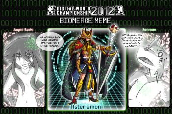 Rule 34 | 1girl, 2012, 2others, ahoge, alternate universe, antenna hair, armpits, artist request, binary, biomerge, blank eyes, brown hair, character name, clenched teeth, collarbone, completely nude, digimon, digimon tamers, embarrassed, energy, english text, facing viewer, fangs, flat chest, floating hair, friends, full body, fusion, greyscale with colored background, hair between eyes, hair censor, hair over breasts, happy, long hair, looking at viewer, looking up, matrix evolution, multiple others, navel, neck, nude, open mouth, original, out-of-frame censoring, outstretched arms, smirk, speech bubble, spread arms, standing, sweat, talking, teeth, tomboy, topless frame, unworn clothes, upper body, v-shaped eyebrows, worried