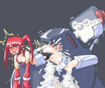 1girl absurdres battle_mage_(dungeon_and_fighter) bdsm cum dildo dungeon_and_fighter female_mage_(dungeon_and_fighter) flor highres machine restrained sex_machine sex_toy stationary_restraints