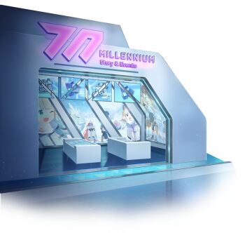 Rule 34 | :d, aris (blue archive), blue archive, english text, green eyes, midori (blue archive), millennium science school logo, momoi (blue archive), neru (blue archive), neru (school uniform) (blue archive), official art, open mouth, red eyes, seia (blue archive), smile, snowball, tagme, transparent background, weapon, yuzu (blue archive)