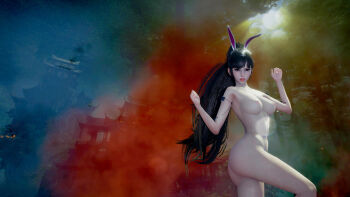 1girl 3d fantasy nipples nude tagme