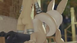 2boys 3d anal animated ass blender_(medium) blush bottle brown_eyes brown_hair closed_eyes cum cumdrip doggystyle ejaculation erection fell2despair forest genderswap genderswap_(ftm) green_eyes handjob hat horns kodomo_doushi large_tail looking_at_another looking_back made_in_abyss male_ass male_masturbation masturbation medium_hair multiple_boys mutual_masturbation nanachi_(made_in_abyss) nature orgasm penis rabbit_ears rabbit_tail reg_(made_in_abyss) sex sex_from_behind shadow short_hair shota sound tagme tail testicles tree uncensored video white_hair yaoi yellow_eyes