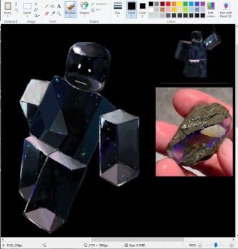 1other :| art_program_in_frame closed_mouth expressionless flxphlx full_body half-closed_eye hashtag-only_commentary looking_at_viewer microsoft_paint_(medium) microsoft_paint_(software) object_and_personification other_focus personification reference_inset roblox screencap see-through_body solo sparkle