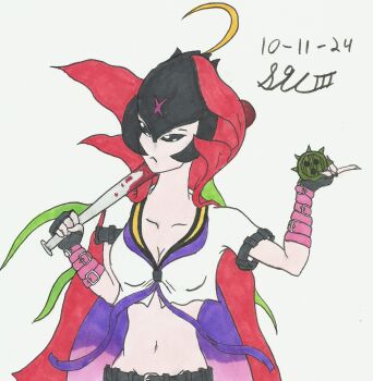 Rule 34 | absurdres, bancholilimon, banchou, delinquent, digimon, digimon (creature), fairy, flower, highres, monster girl, petals, plant girl, traditional media