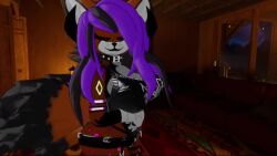 3d animal_ears animated ass audible_music breasts dancing fox_ears fox_girl fox_tail furry indie_virtual_youtuber large_breasts mana_the_fox sound tagme tail thick_thighs thighs video virtual_youtuber vrchat