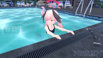 1girl aircraft animated artist_name bag bare_legs bare_shoulders barefoot beach_chair beach_umbrella black_wings blue_archive blush body_markings bottle breasts bubble chair chaise_longue clitoral_stimulation closed_eyes closed_mouth collarbone covered_navel embarrassed feathered_wings female_focus female_masturbation female_orgasm flat_chest food from_above fruit full_body furrowed_brow gun hair_ribbon halo happy head_wings helicopter highres indoors inflatable_toy innertube knees_up koharu_(blue_archive) koharu_(swimsuit)_(blue_archive) legs loli long_hair looking_down lounge_chair m_legs masturbation military_vehicle mini_wings miyu_(blue_archive) motor_vehicle navel neren nose_blush one-piece_swimsuit open_mouth orgasm partially_submerged pink_eyes pink_hair pool pool_float pool_ladder poolside public_indecency red_halo ribbon rifle safety_belt school_swimsuit shield short_hair small_breasts solo splashing spread_legs stealth_masturbation stomach straight_hair sweat swim_ring swimsuit tagme tank thighs trash_can twintails twitter_username umbrella uncensored unfinished video wading water water_jet water_masturbation watermark watermelon waving weapon wet winged_halo wings x-ray