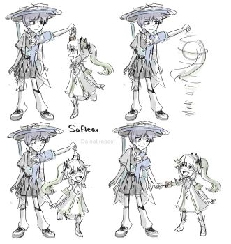 1boy 1girl arm_at_side arm_up artist_name black_leggings black_shorts blue_cape blue_hat blue_kimono blunt_ends bracelet cape closed_mouth dancing detached_sleeves dress eyelashes foot_up furisode gem genshin_impact gold green_eyes green_hair green_sleeves grey_footwear han'eri hat height_difference highres holding_hands japanese_clothes jewelry jingasa kimono layered_kimono leg_warmers leggings looking_at_another looking_down looking_up multicolored_hair multiple_views nahida_(genshin_impact) open_clothes open_kimono open_mouth outstretched_arm pointy_ears purple_eyes purple_hair scaramouche_(genshin_impact) sequential short_sleeves shorts sketch smile softea spinning streaked_hair tassel toeless_footwear wanderer_(genshin_impact) white_background white_dress white_footwear white_hair white_leg_warmers white_sleeves