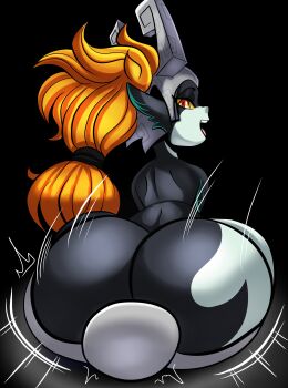 1girl 2024 :o absurdres all_fours anal anal_object_insertion arm_at_side artist_name ass ass_focus between_buttocks bouncing_ass colored_sclera colored_skin curvy doeswhatever face_in_ass faceless faceless_male fangs feet feet_out_of_frame female_focus femdom foreshortening full_body grabbing_own_ass gradient_background hand_on_own_hip helmet hetero highres huge_ass leg_tattoo long_hair looking_at_viewer looking_back midna motion_lines multicolored_skin naughty_face nintendo nipples nude object_insertion one_eye_covered open_mouth orange_hair pointy_ears ponytail presenting red_eyes simple_background sitting sitting_on_face sitting_on_person smile soles tattoo the_legend_of_zelda the_legend_of_zelda:_twilight_princess thick_thighs thighs top-down_bottom-up wide_hips yellow_sclera