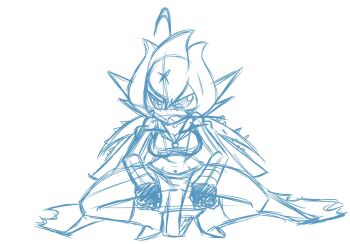 Rule 34 | bancholilimon, banchou, delinquent, digimon, highres, monster girl, plant, plant girl, scar, thorns