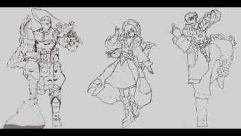 animated graphite_(medium) hara_kazuhiro_(style) log_horizon original sicklebx sketch tagme traditional_media video