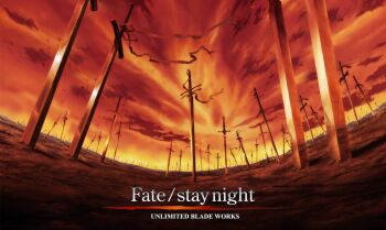 commentary_request fate/stay_night fate/unlimited_blade_works fate_(series) field_of_blades highres jillbazone multiple_swords multiple_weapons planted planted_sword planted_weapon scenery sword too_many_weapons unlimited_blade_works_(reality_marble) weapon