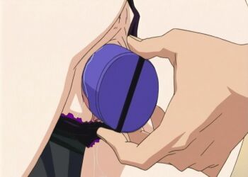 animated animated_gif aniyome_wa_ijippari anus dildo katsuragi_mai pussy pussy_juice sex_toy vibrator