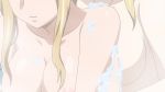 2girls animated bath bathroom blonde_hair blue_eyes blush breast_press breasts bubble elina_(queen's_blade) large_breasts leina_(queen's_blade) long_hair multiple_girls nipples nude queen's_blade sitting smile sound steam video washing water yuri