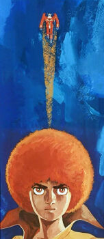 afro brown_eyes cosmo_yuki densetsu_kyojin_ideon highres ideon mecha robot tomonori_kogawa