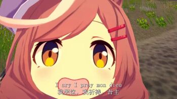 1boy 1girl 3d animated audible_music chibi crucifixion enrico_pucci jojo_no_kimyou_na_bouken made_in_heaven_(stand) matikanetannhauser_(umamusume) music_video sound tagme umamusume video