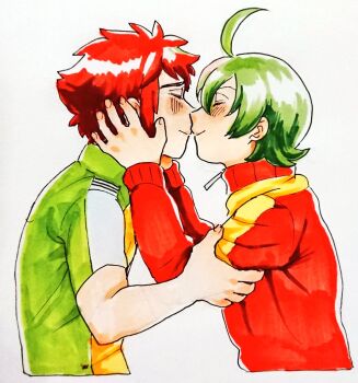 appmon digimon digimon_universe:_appli_monsters kiss ozora_yujin shinkai_haru tagme