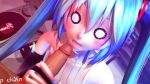 1boy 1girl 3d animated aqua_hair blank_eyes erection feet fellatio handjob hatsune_miku heart heart-shaped_pupils hetero o_o oral penis pockyin pov soles source_filmmaker_(medium) source_request symbol-shaped_pupils twintails uncensored video vocaloid