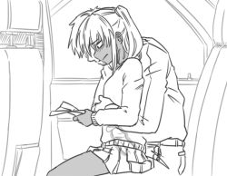 1boy 1girl animated blush car_interior clothed_sex cock_warming cum cum_in_pussy dark_skin drifter ejaculation hetero internal_cumshot loli monochrome public_indecency pulsating_cumshot sex sex_from_behind sitting sitting_on_person skirt squeezing stealth_sex uncensored vaginal video wince x-ray