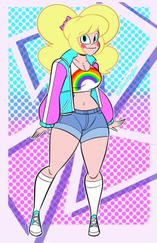 1girl atomickingboo blonde_hair breasts highres large_breasts tagme