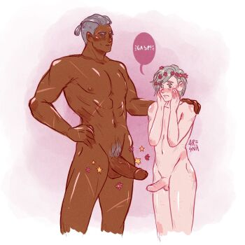 4resna ashe_ubert dedue_molinaro fire_emblem fire_emblem:_three_houses highres nintendo nude pubic_hair rattymage source_request tagme yaoi