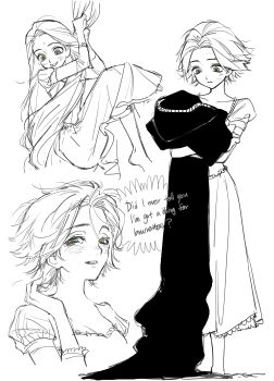 1girl absurdly_long_hair absurdres barefoot blush cape closed_mouth collarbone curtained_hair dilated_pupils dress empty_eyes english_text expressionless forehead freckles green_eyes grin hand_in_own_hair highres holding holding_unworn_cape holding_unworn_clothes hood hooded_cape jjojjo110110 juliet_sleeves lace_trim long_dress long_hair long_sleeves looking_at_viewer messy_hair multiple_views official_alternate_hair_length official_alternate_hairstyle puffy_sleeves rapunzel_(disney) short_hair smile source_quote spot_color sweat tangled tearing_up unworn_cape very_long_hair