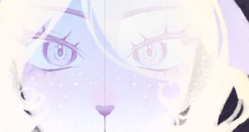 1girl bingwocky blonde_hair close-up commentary deer_girl deltarune freckles furry furry_female highres looking_at_viewer noelle_holiday noelle_holiday_(dark_world) solo utdr_(toby_fox)